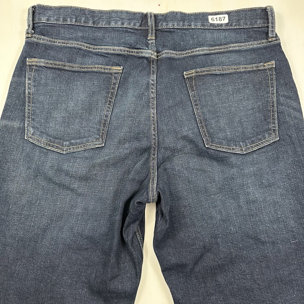 OLD NAVY Loose Jeans Men 36x30 Built-in Flex Blue Wide Leg Dark Wash Baggy Skate